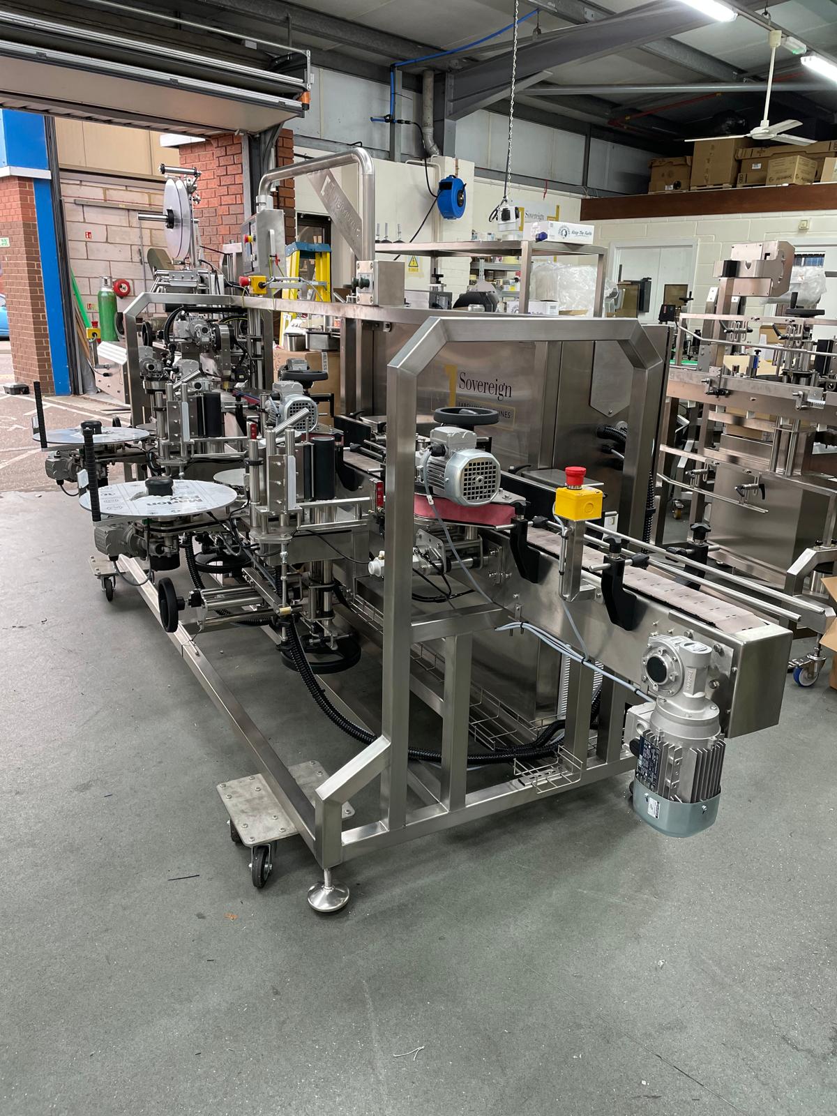 Labelling line ready to ship.